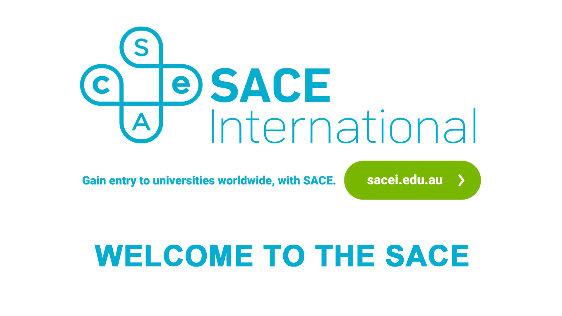 Welcome to the SACE